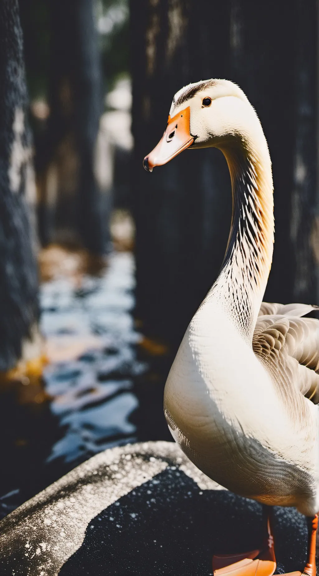 ai character: goose background