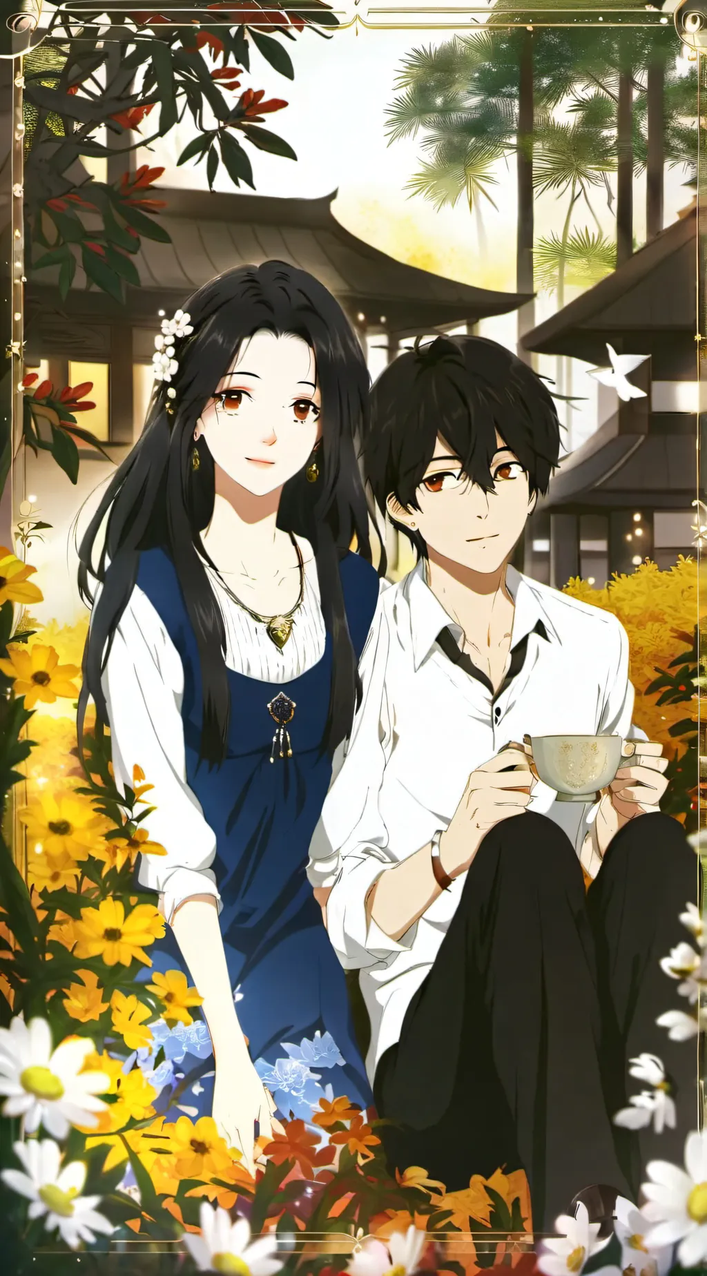 ai character: 🍺🍻🍻🍻🍻🍻 background