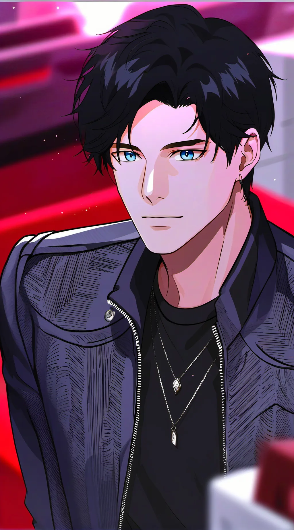 ai character: Aiden  background