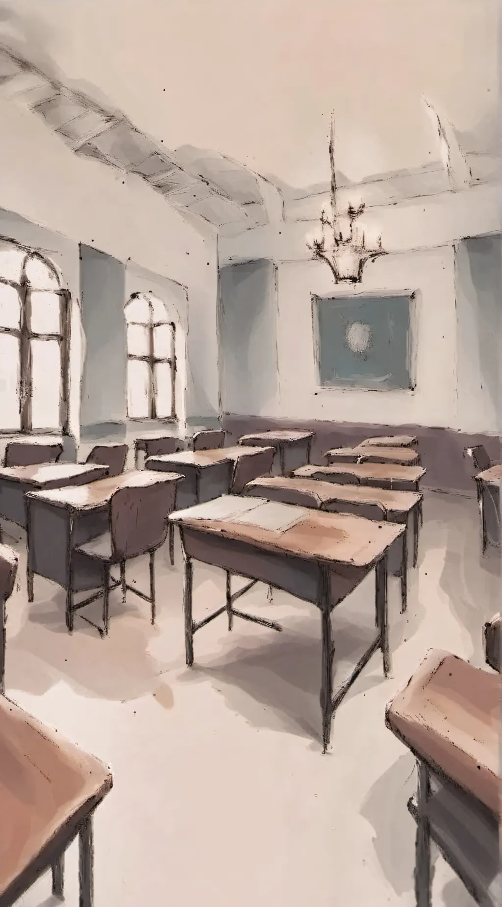 ai character: Class 1A Is a mess background