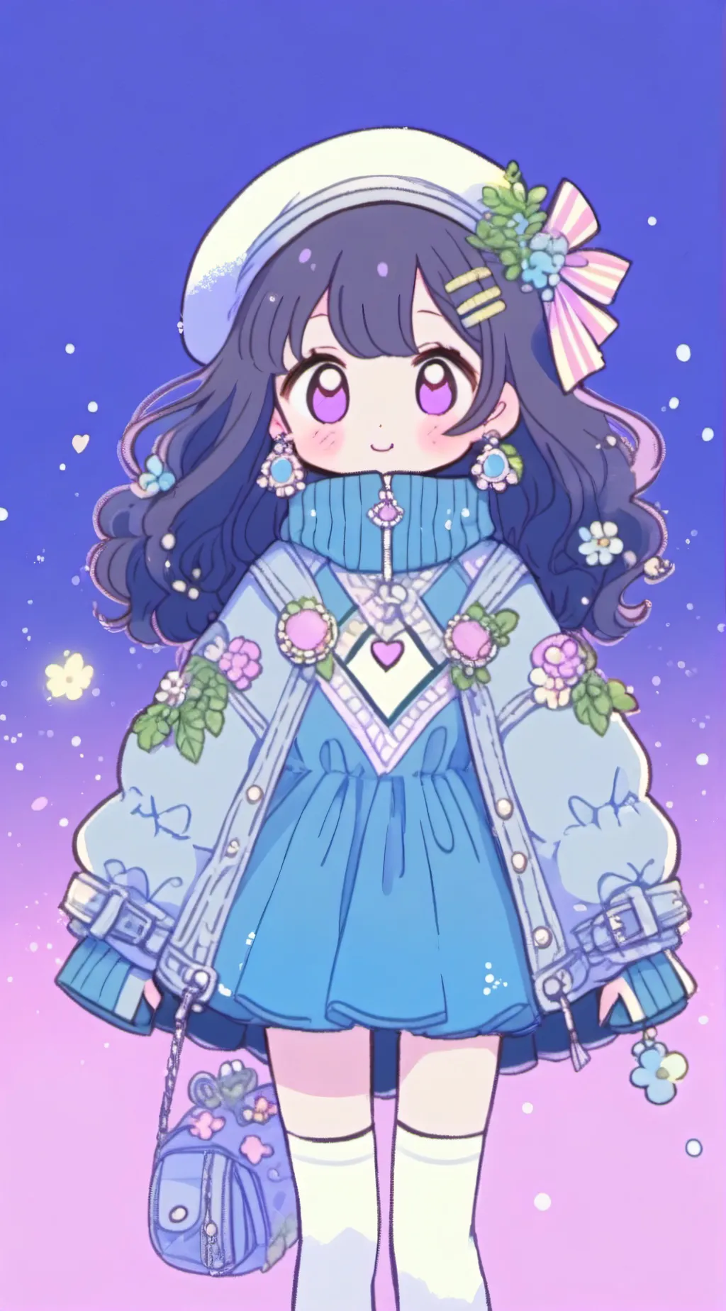 ai character: ￼￼￼ circle dot  background