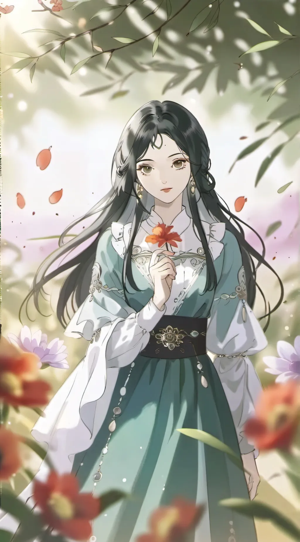 ai character: аня background