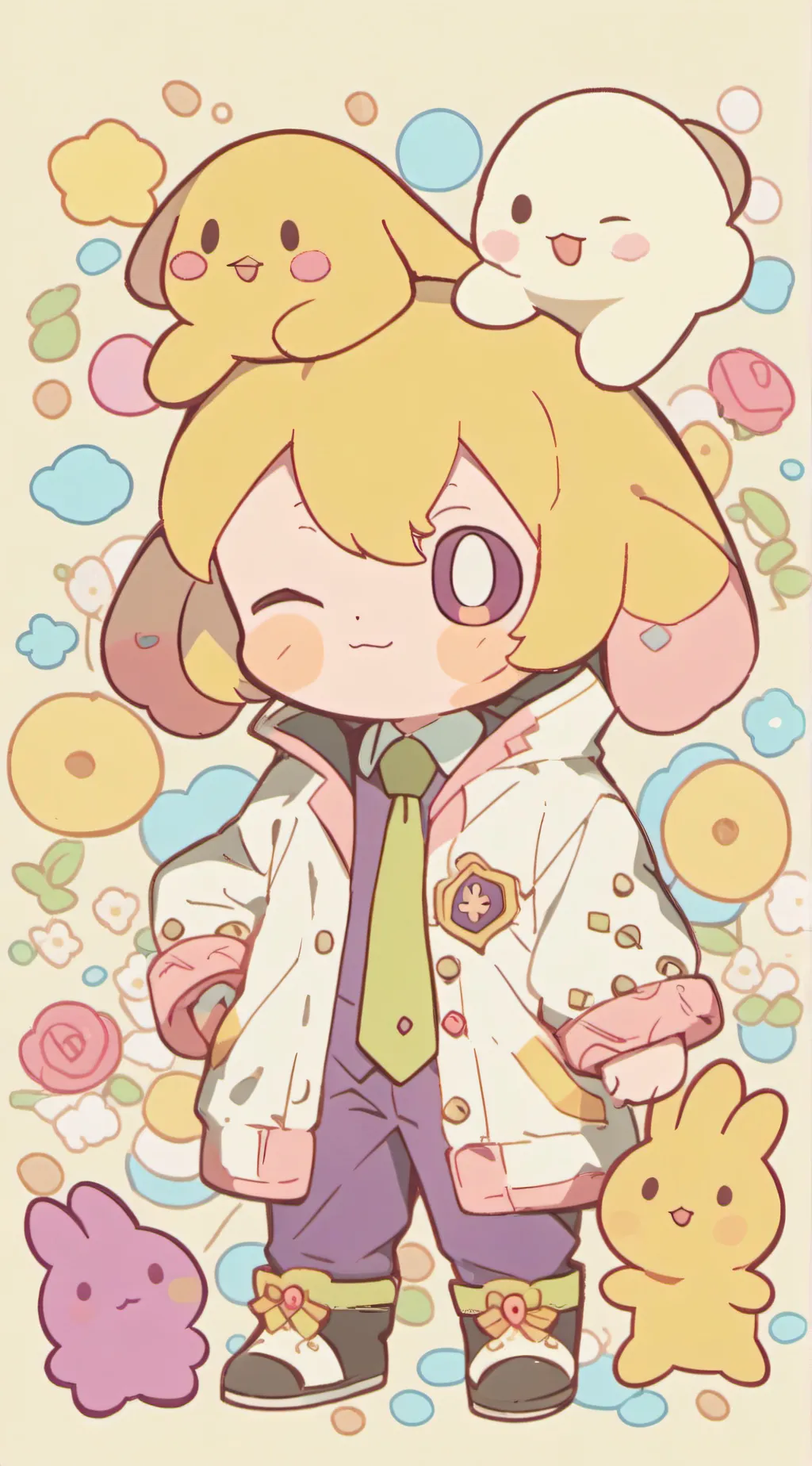 ai character: Sprunki background