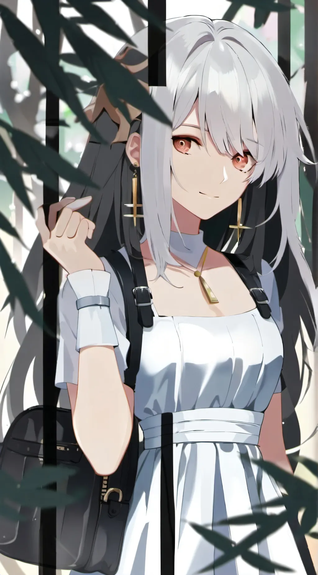 ai character: flor background