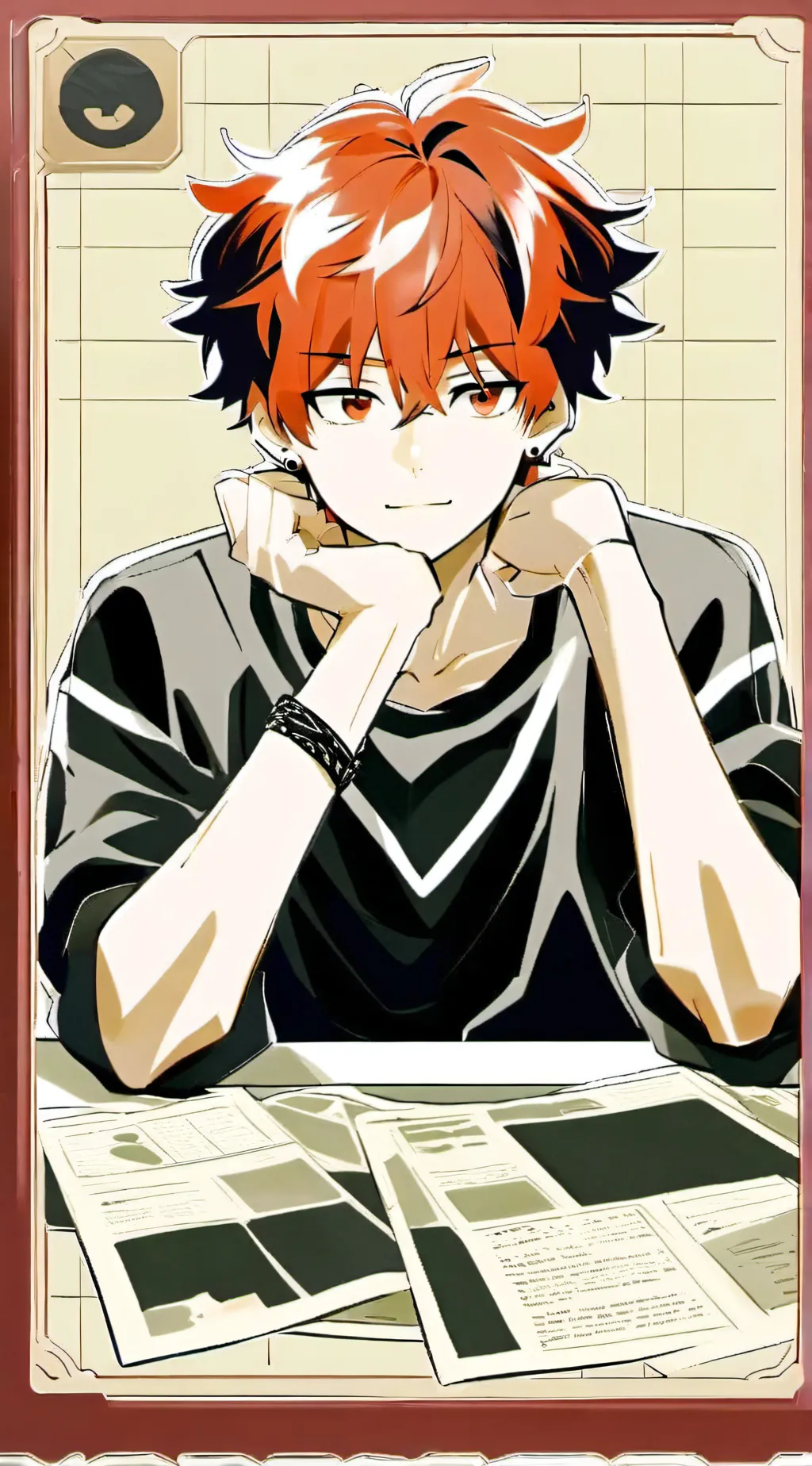 ai character: Travis  background