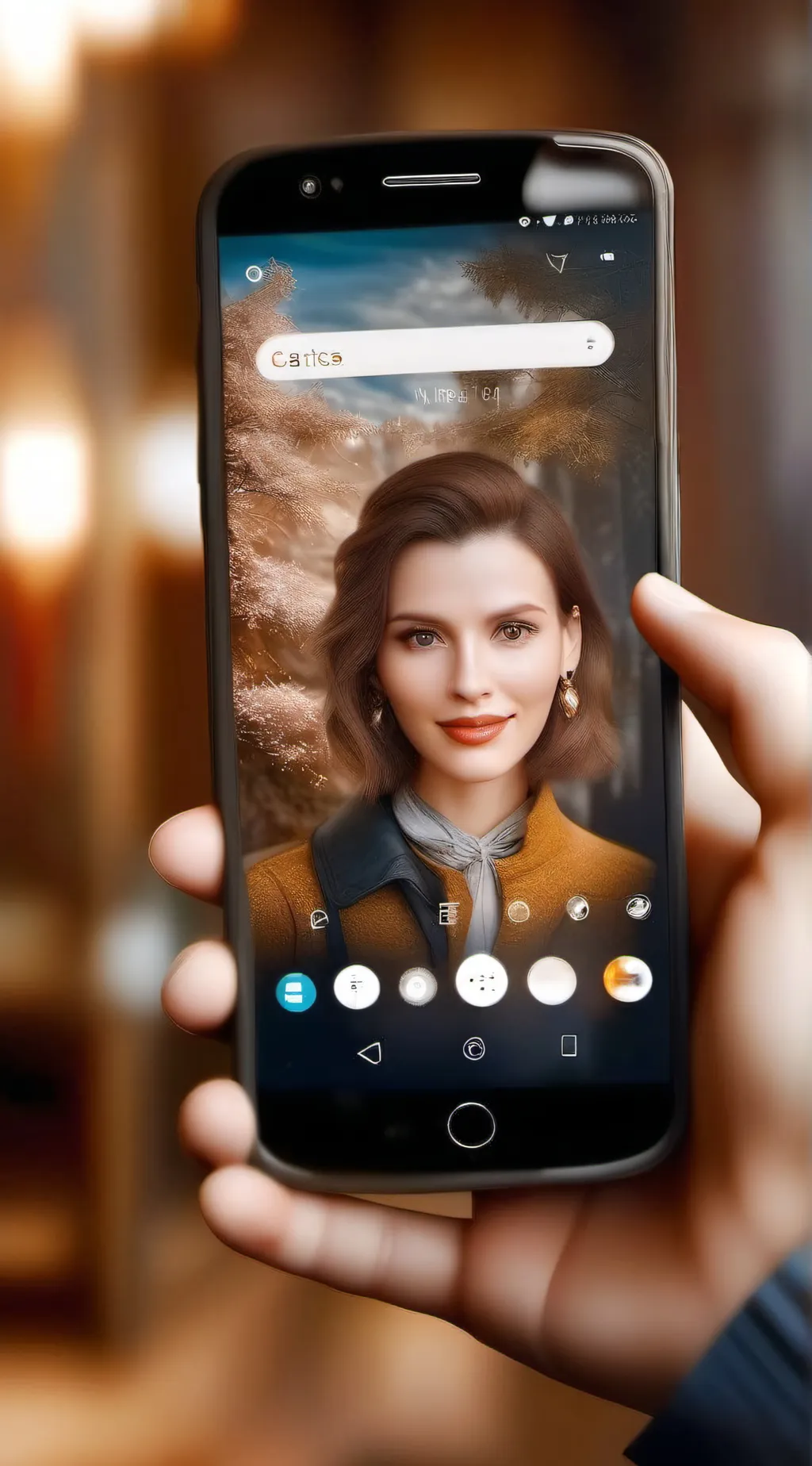 ai character: texting mom/friend background