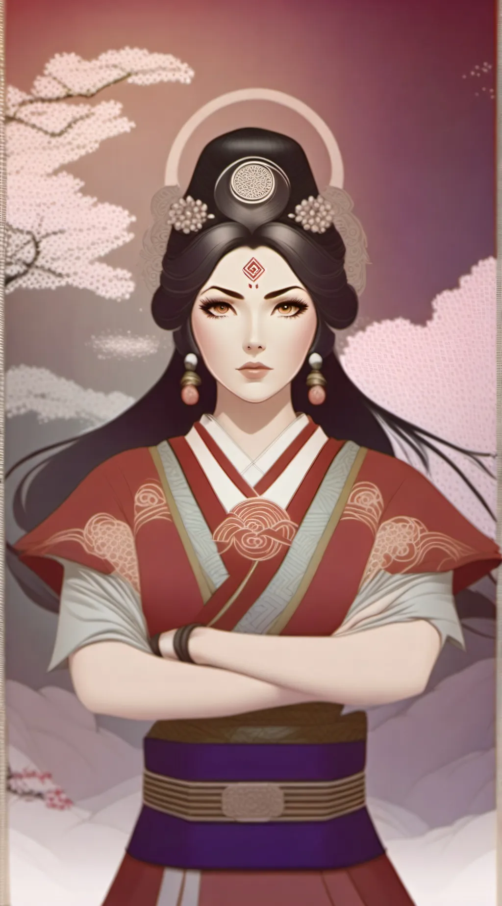 ai character: Izanami  background