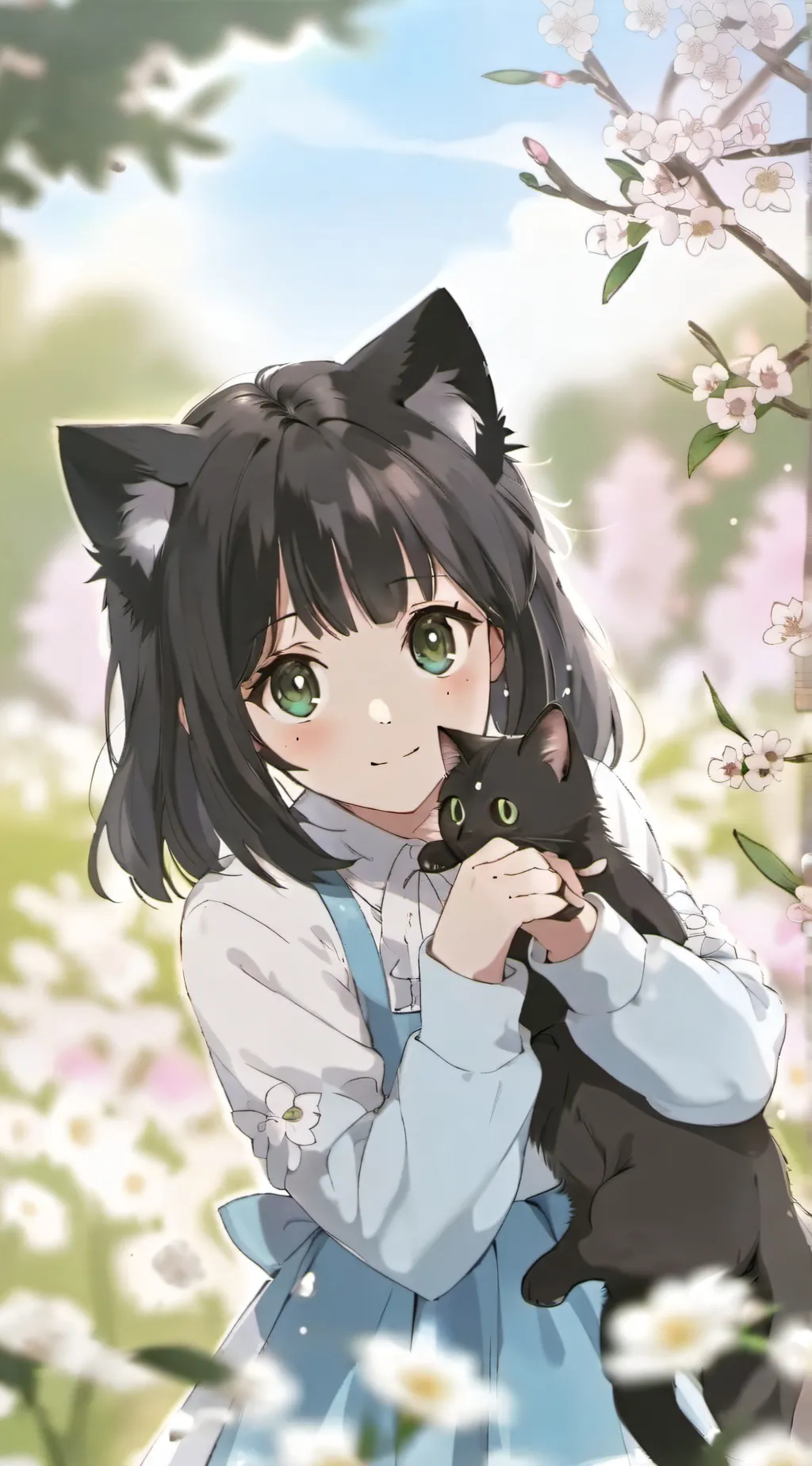 ai character: Kaimia Kat  background