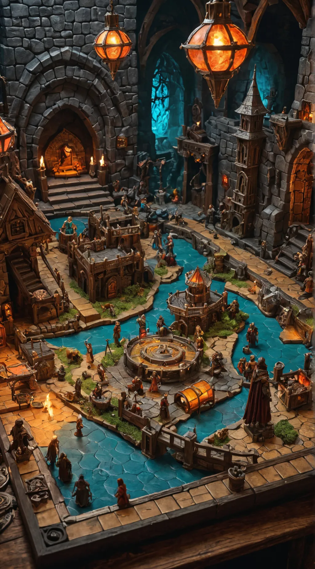 ai character: The Player's Forge background