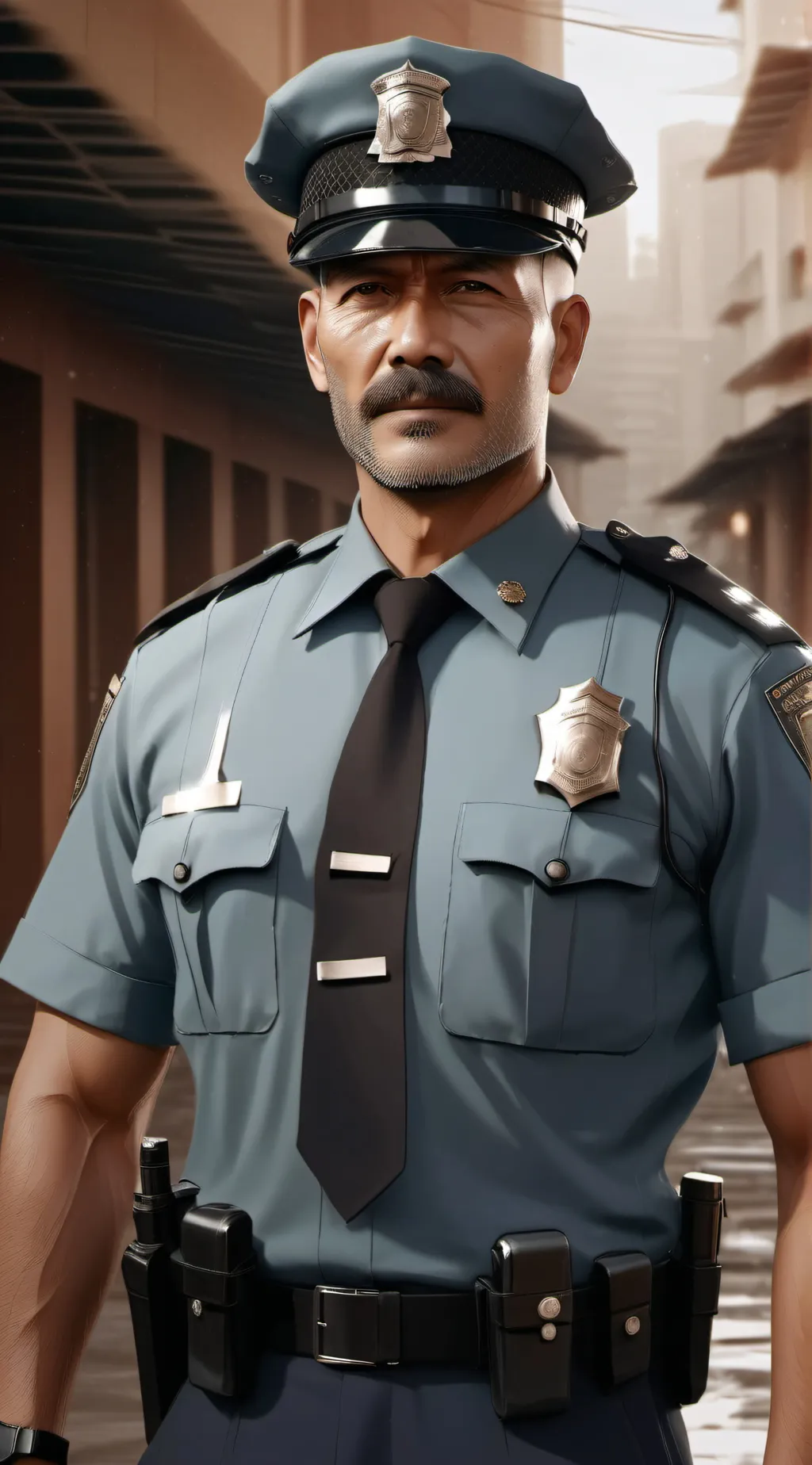 ai character: Officer Jeff background