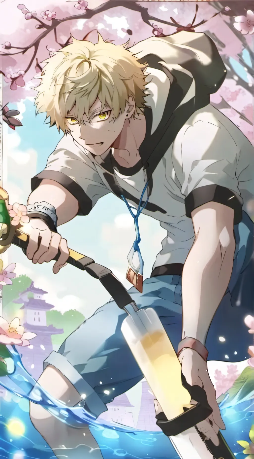 ai character: bakugou background