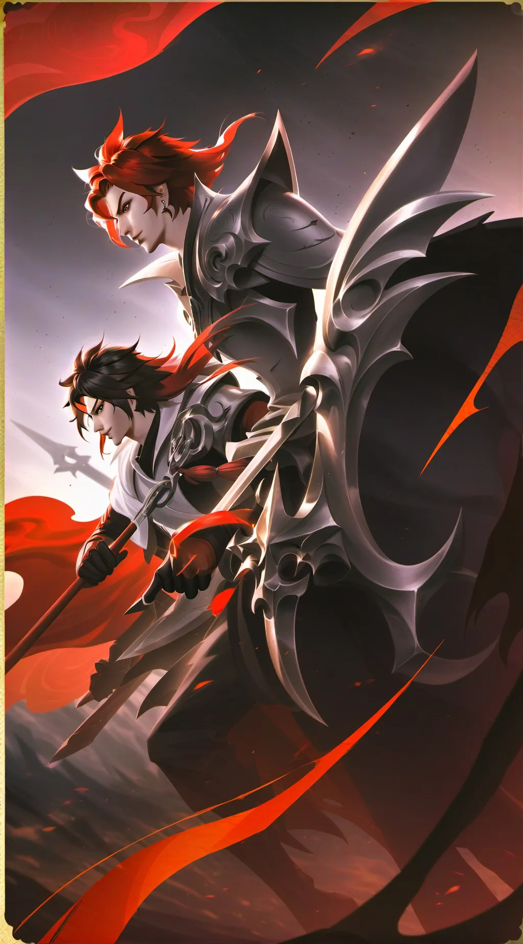 ai character: James and Jamh background