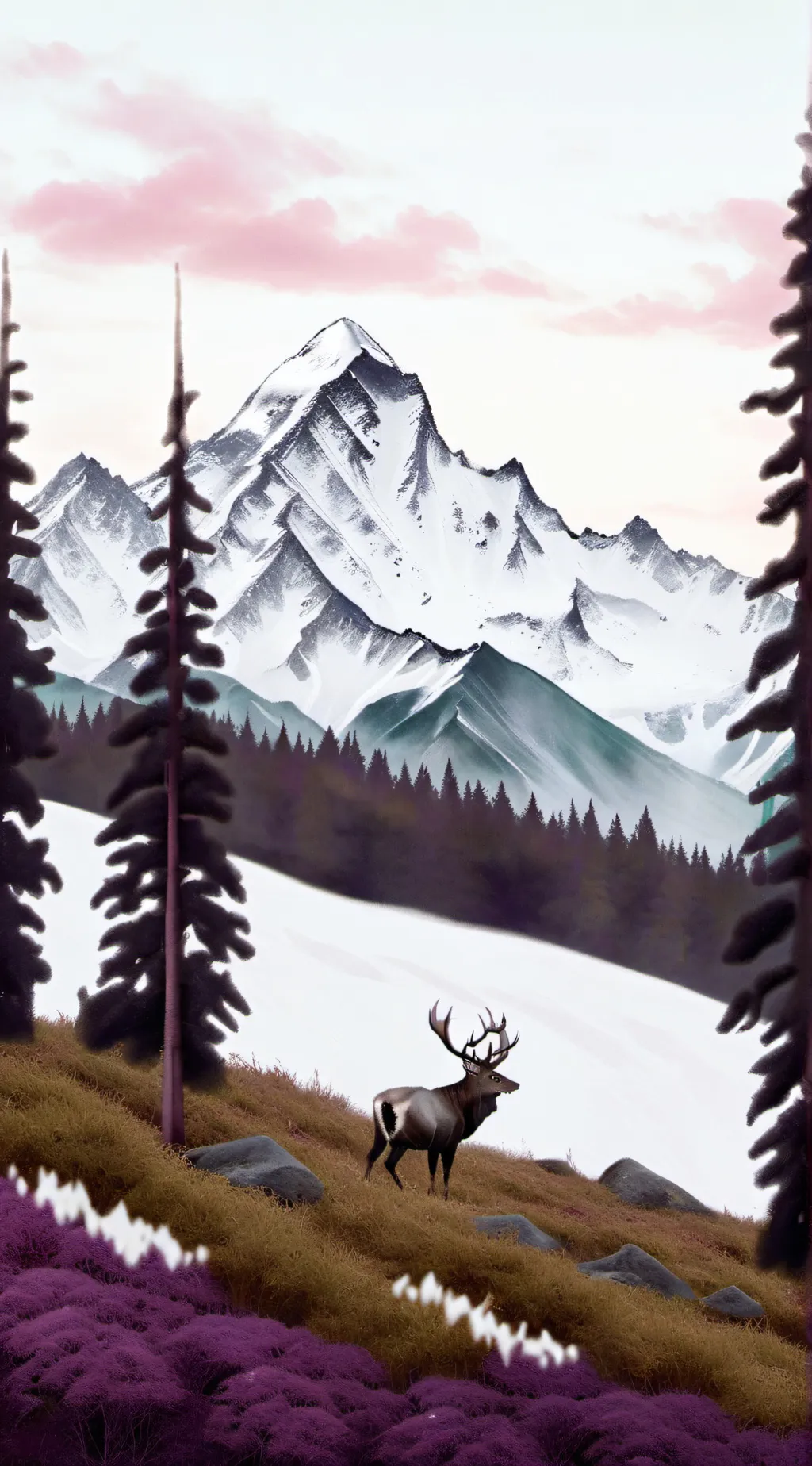 Talkie AI - Chat with the snowy woods