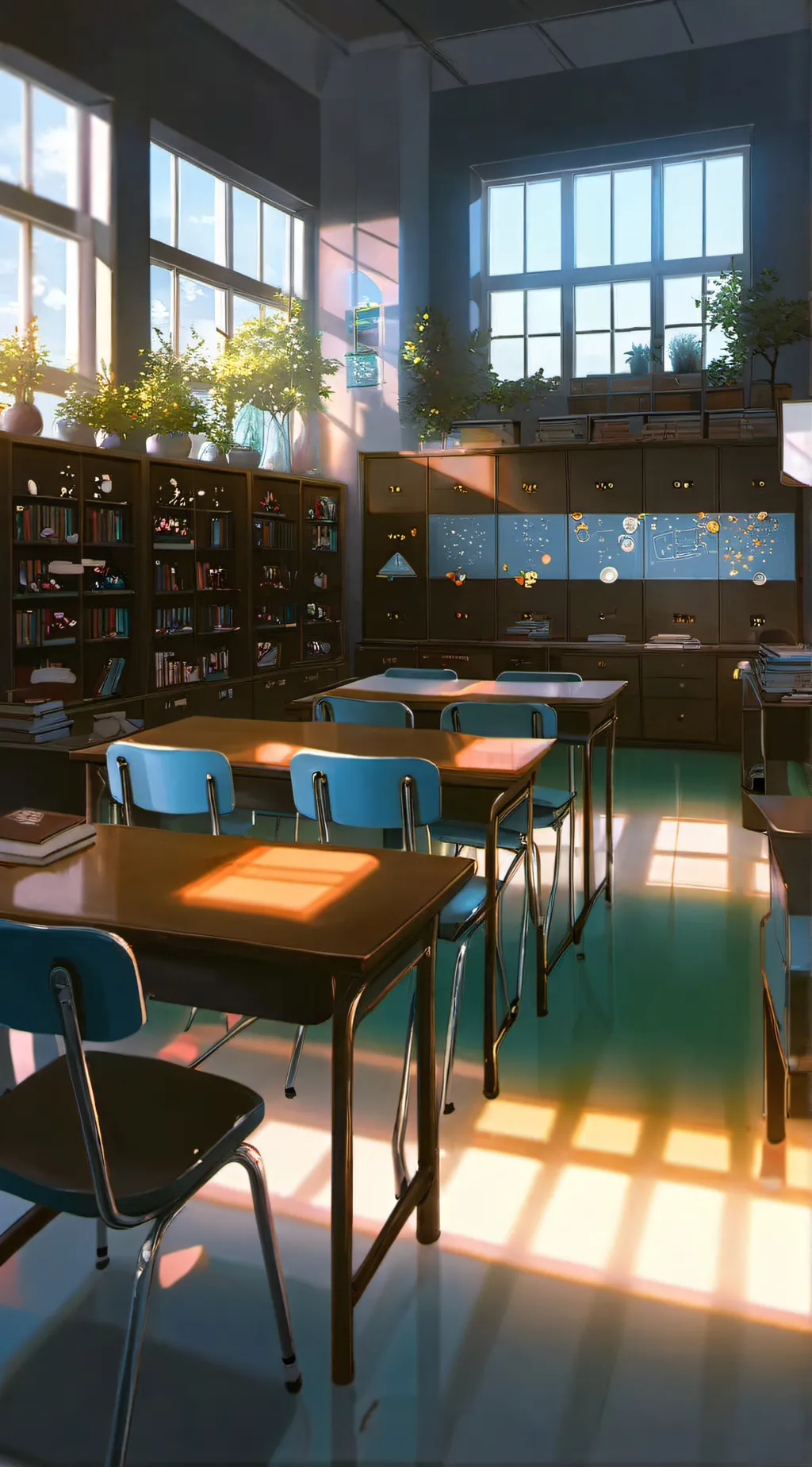 ai character: School background