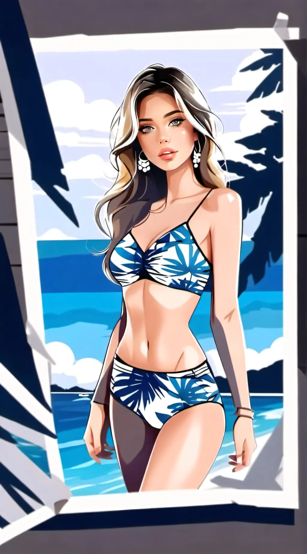 ai character: Skin I live in background