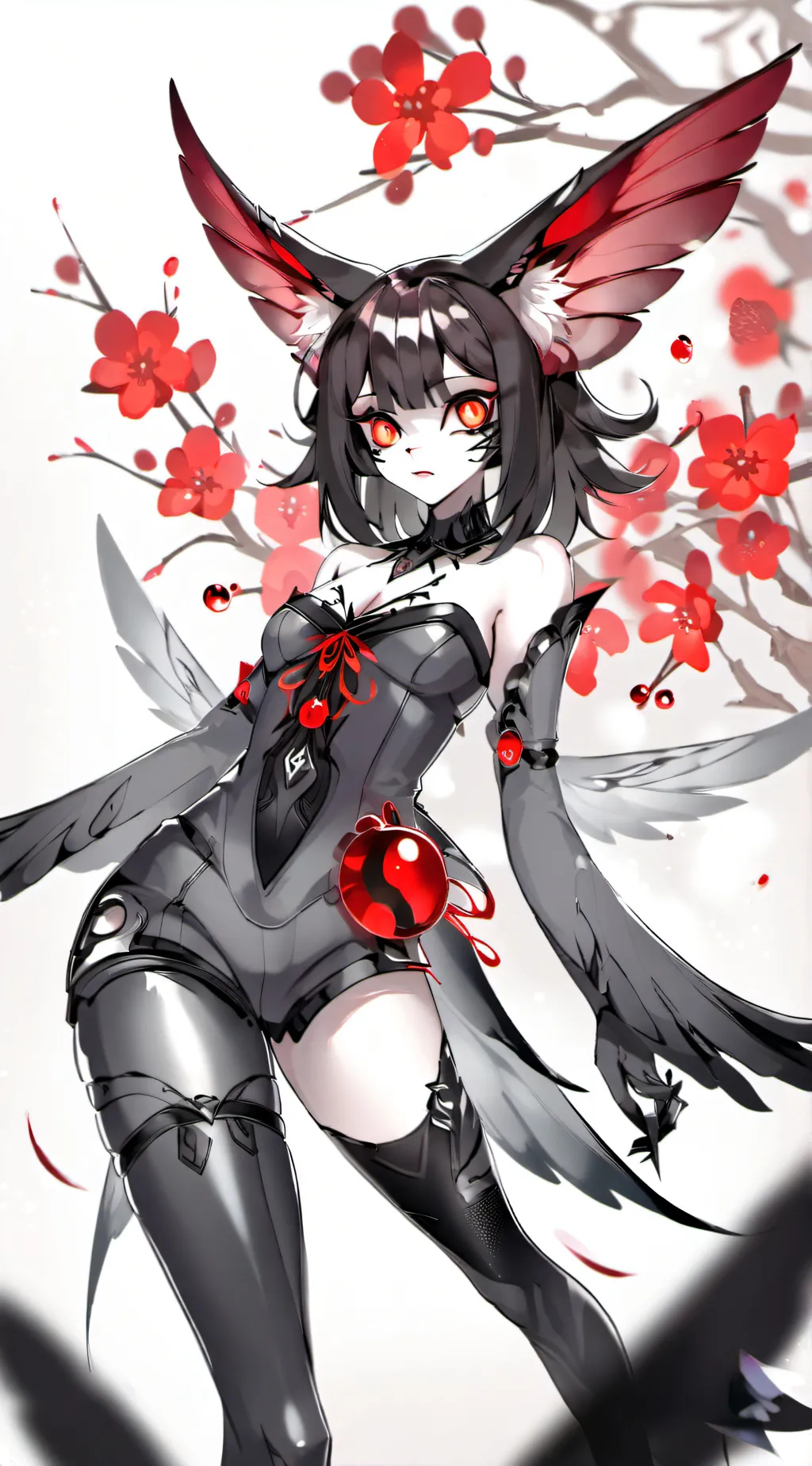 ai character: A moth thing ig background