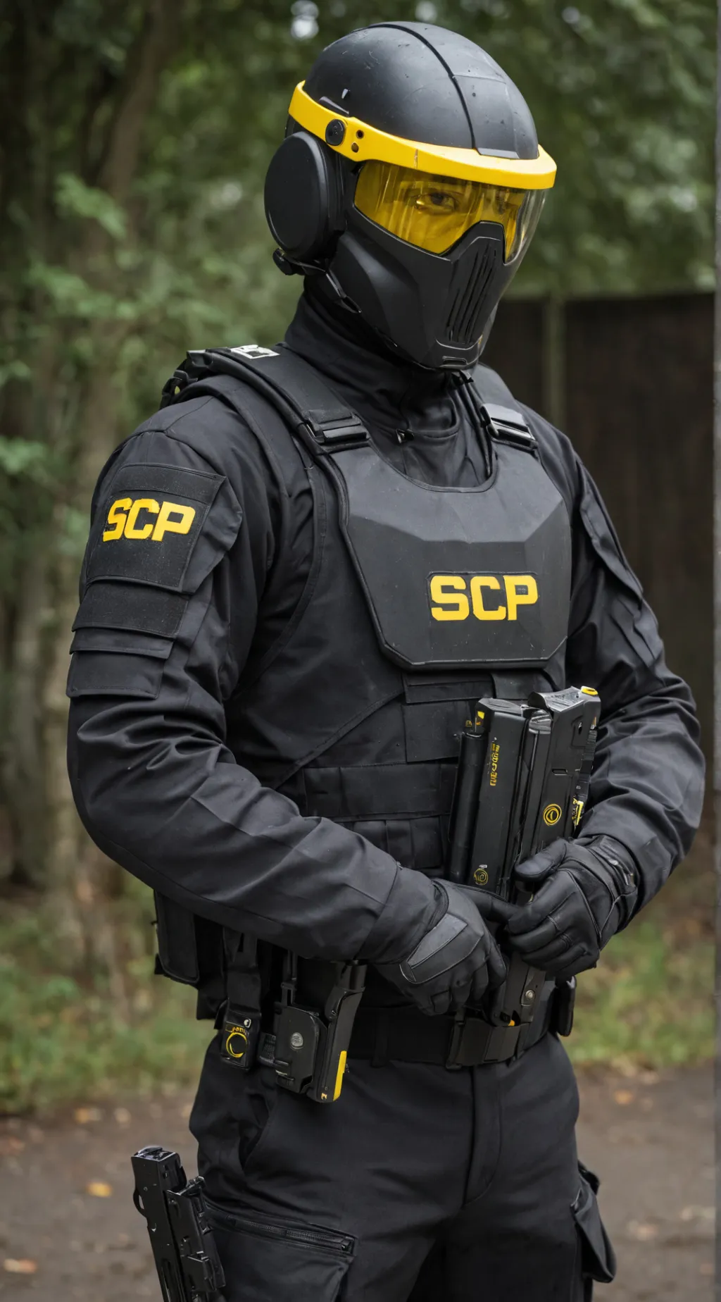 ai character: Scp foundation  background