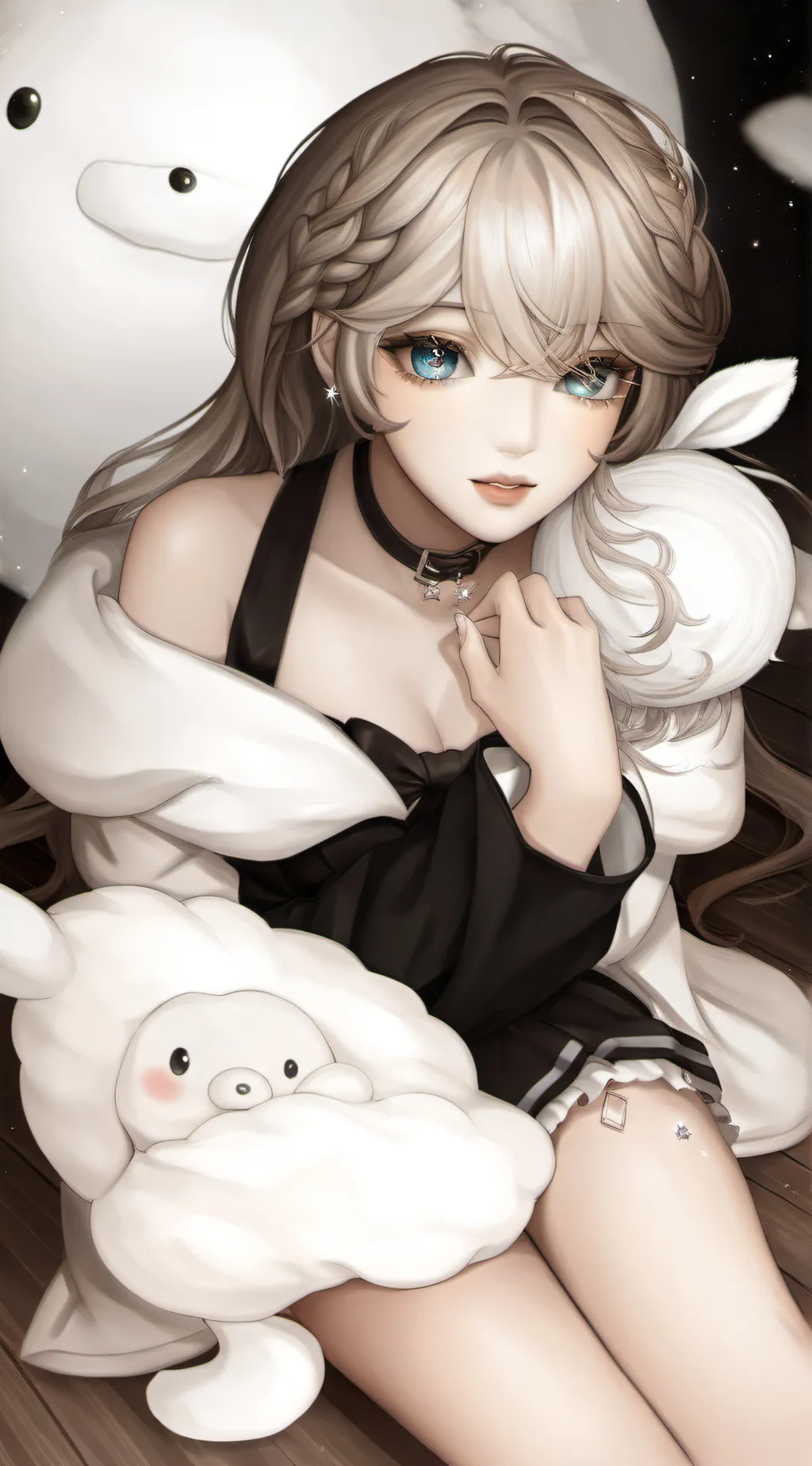 ai character: Mha school! background