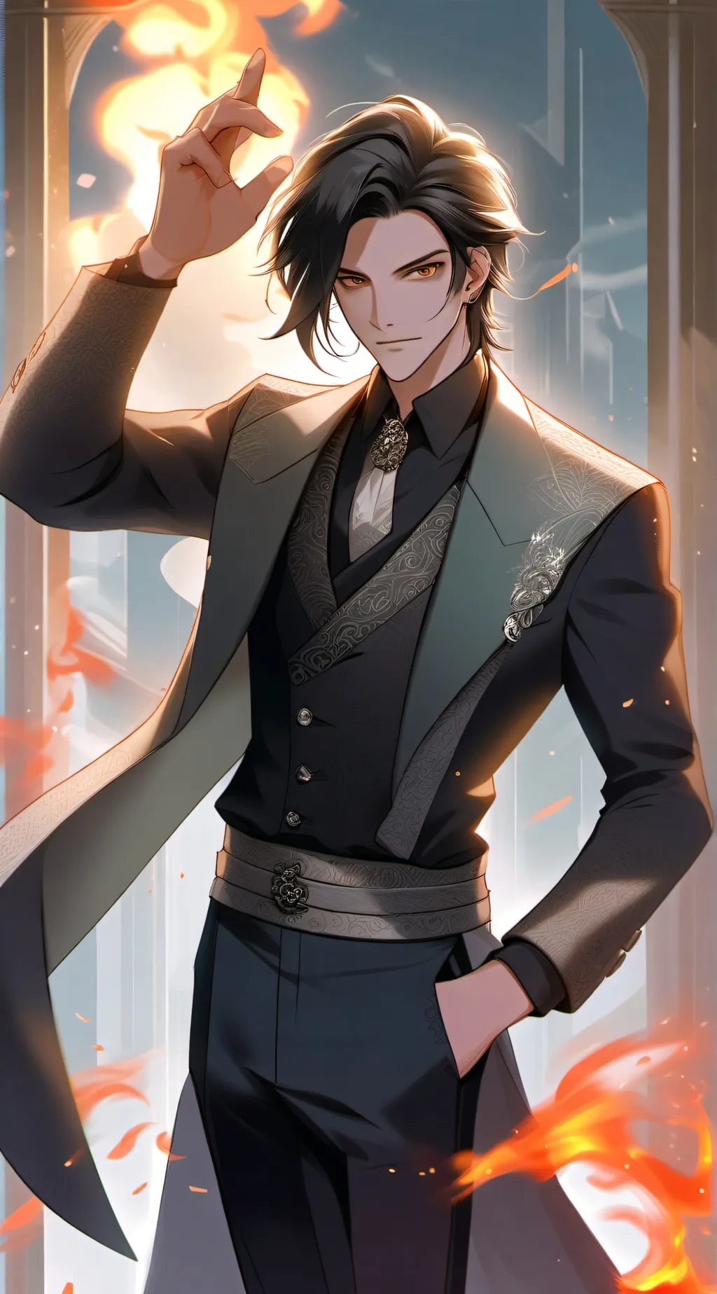 ai character: Alexi (Ember) background