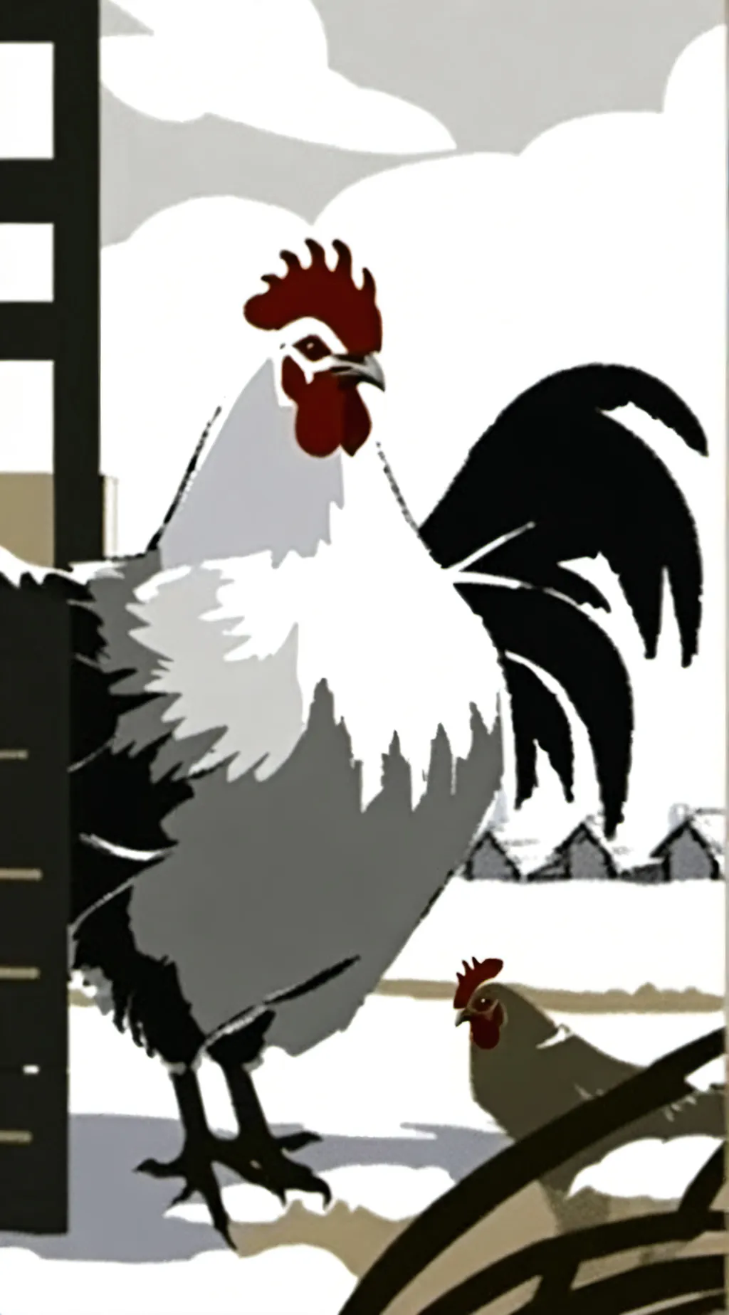 ai character: Black hole x tree background