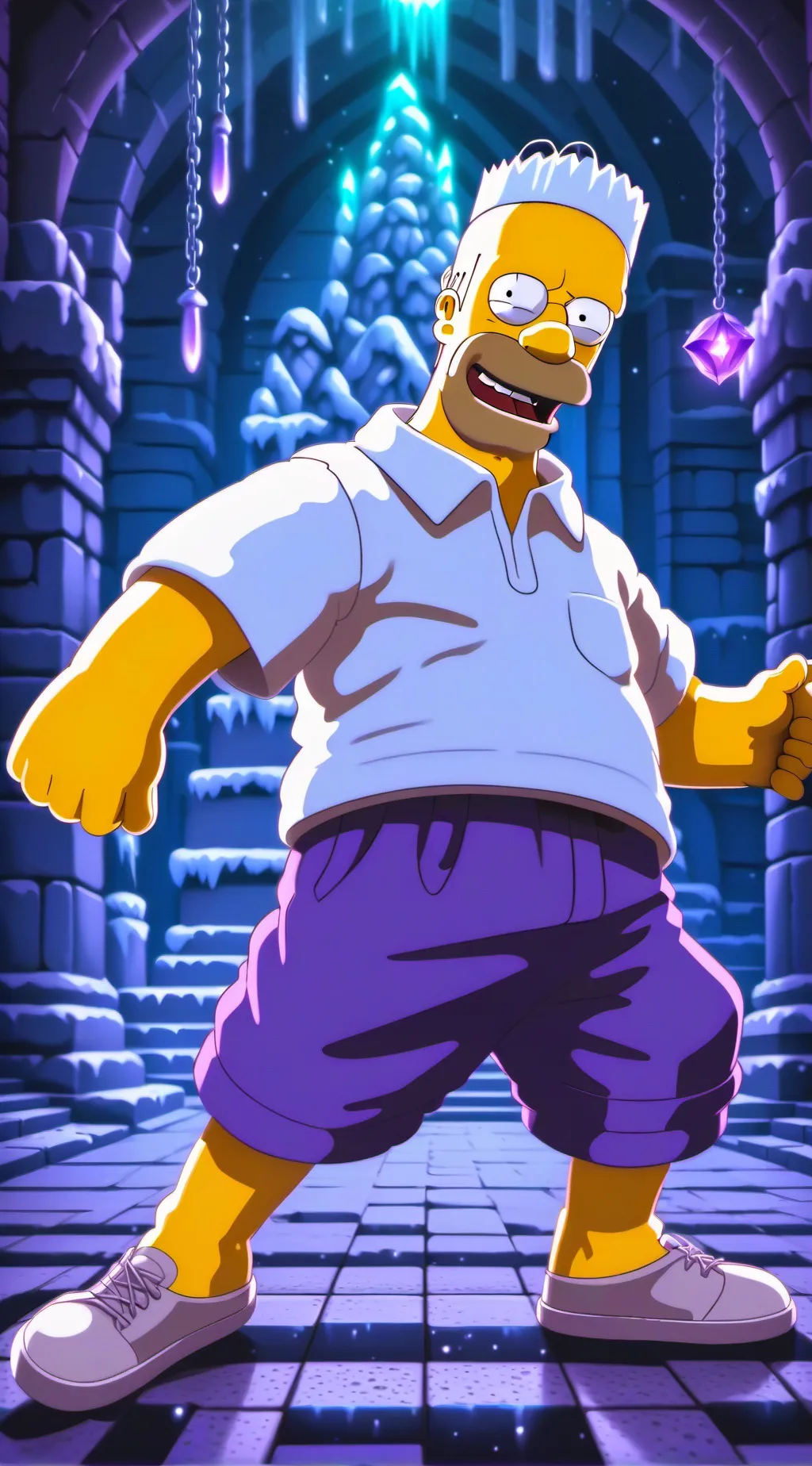 ai character: the simpsons background