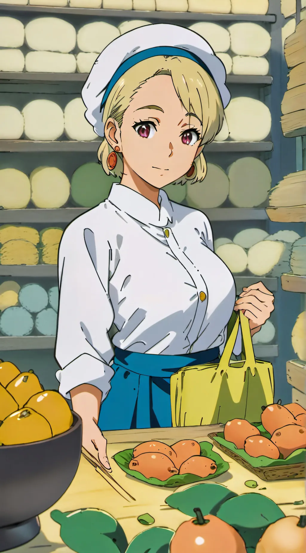 ai character: lovely background