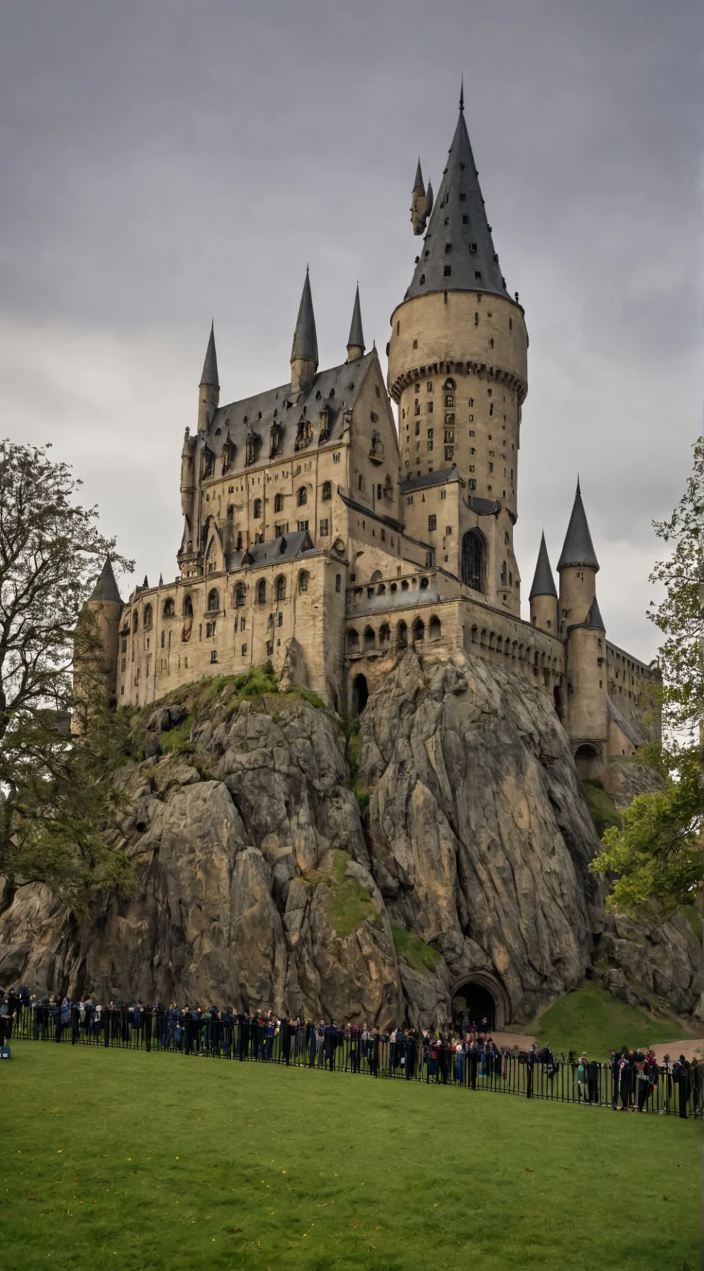 ai character: Hogwarts  background
