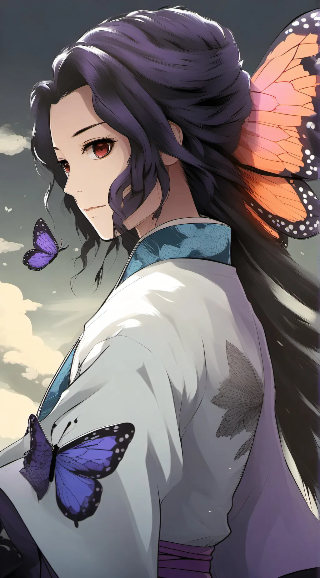 ai character: Shinobu  background