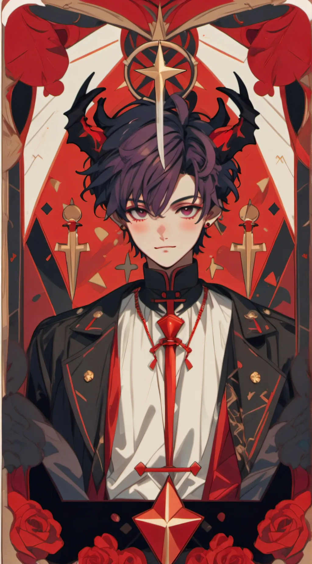 ai character: Moon background