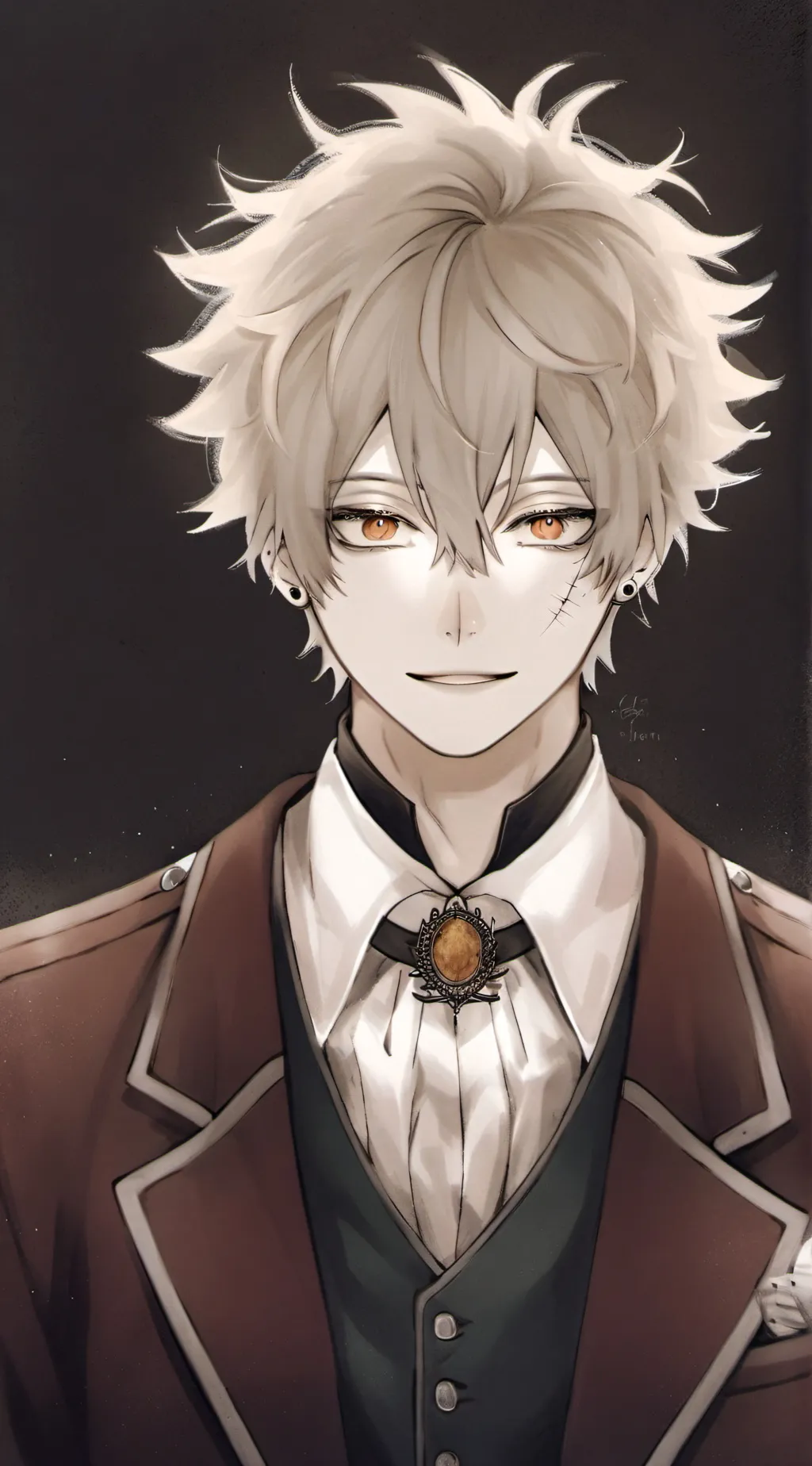 ai character: bakugo  background