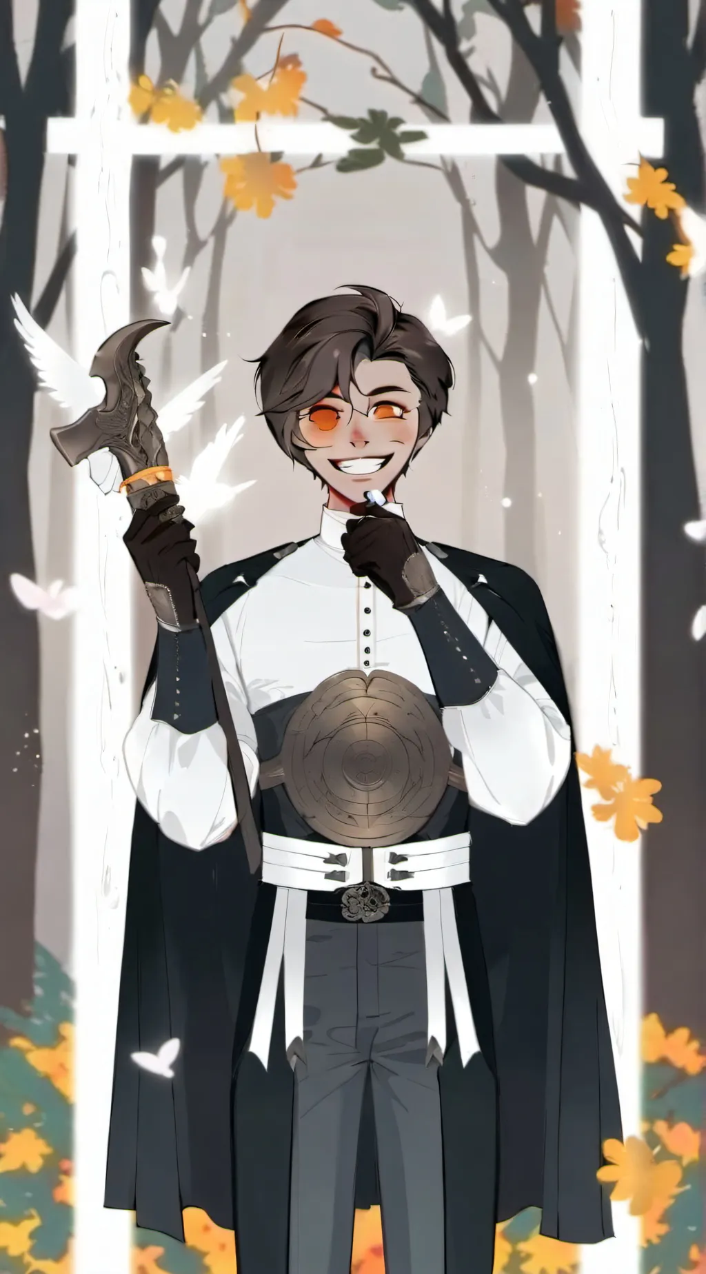 ai character: human alastor :> background