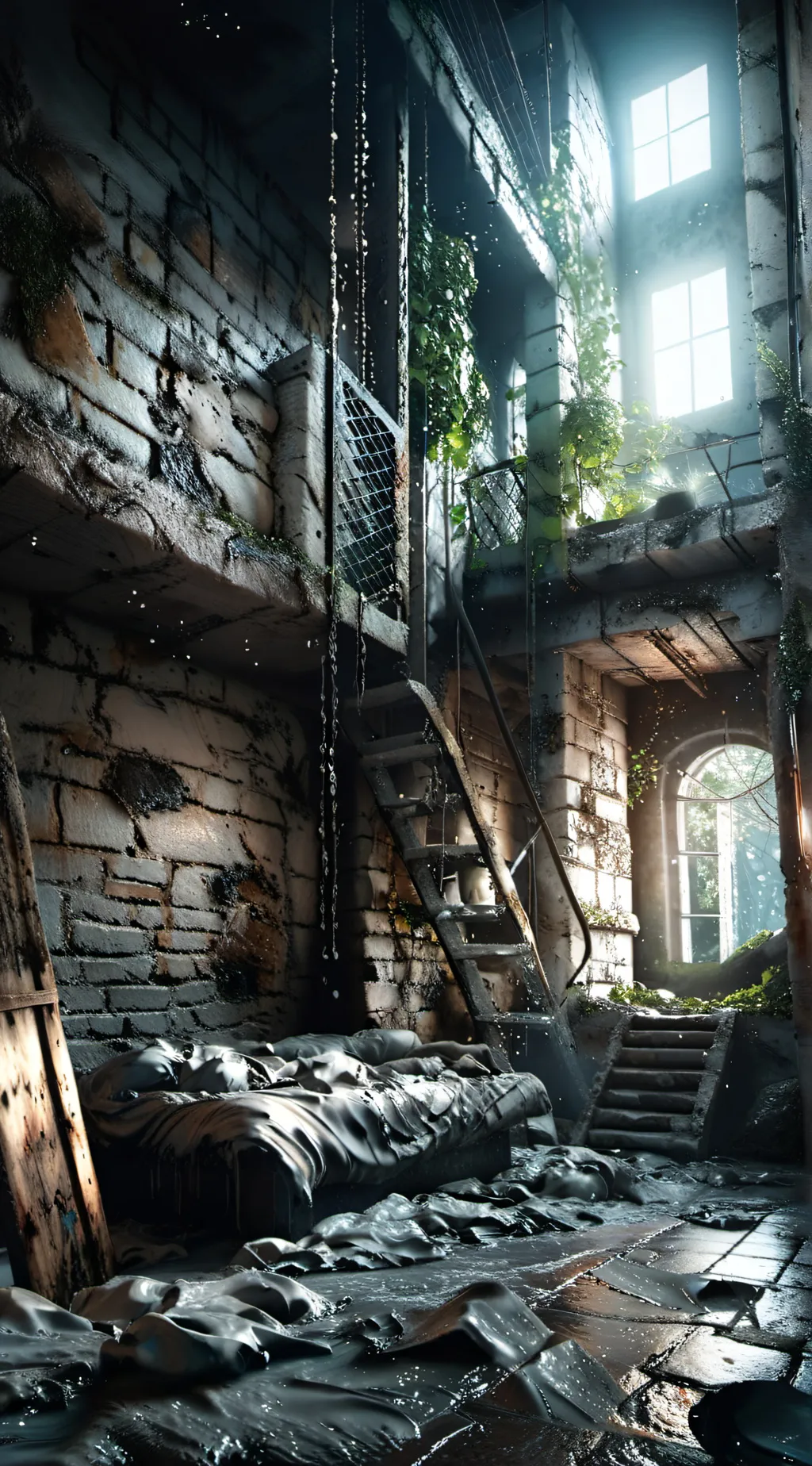 ai character: Prison note background