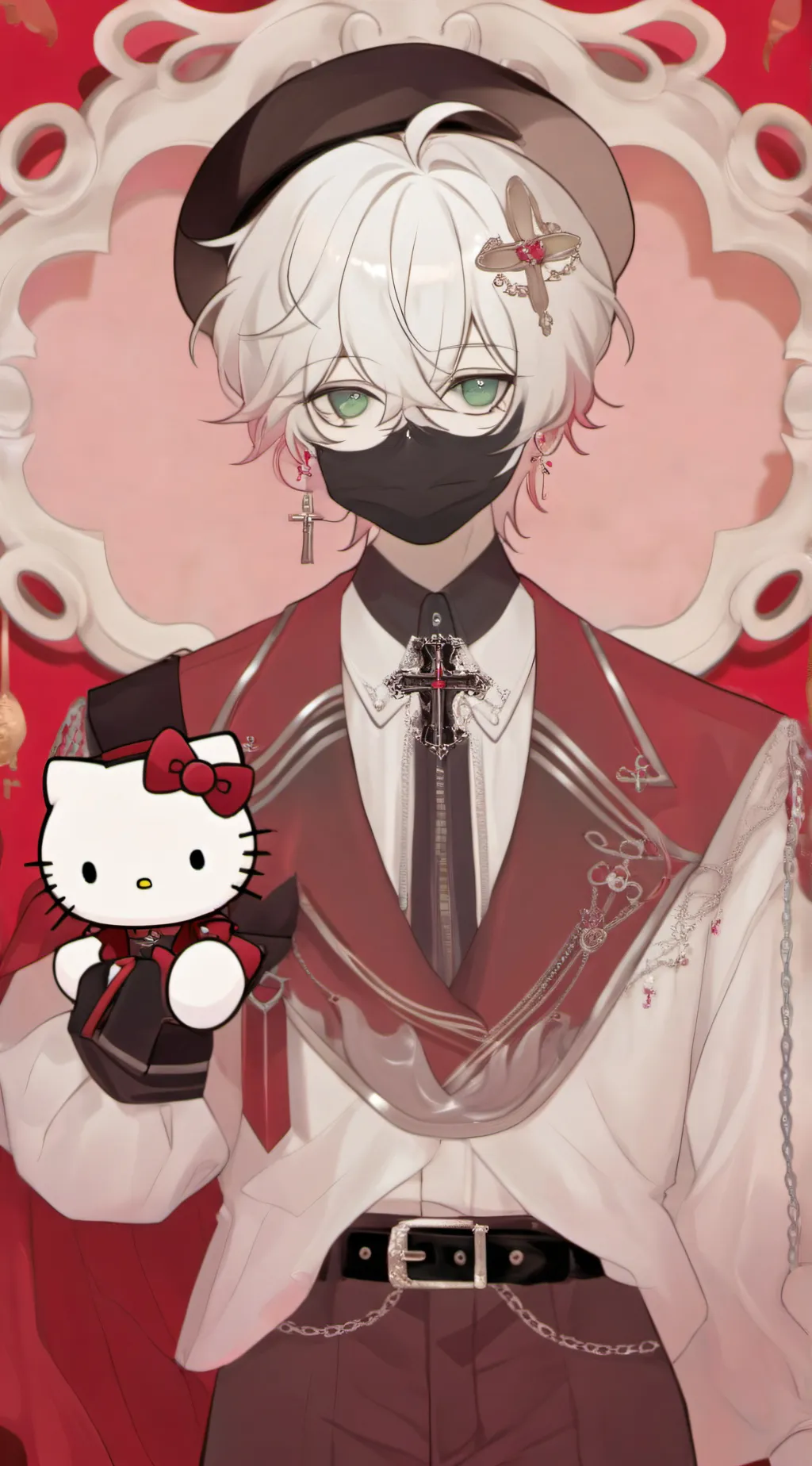 ai character: HellokittyMan/Will background
