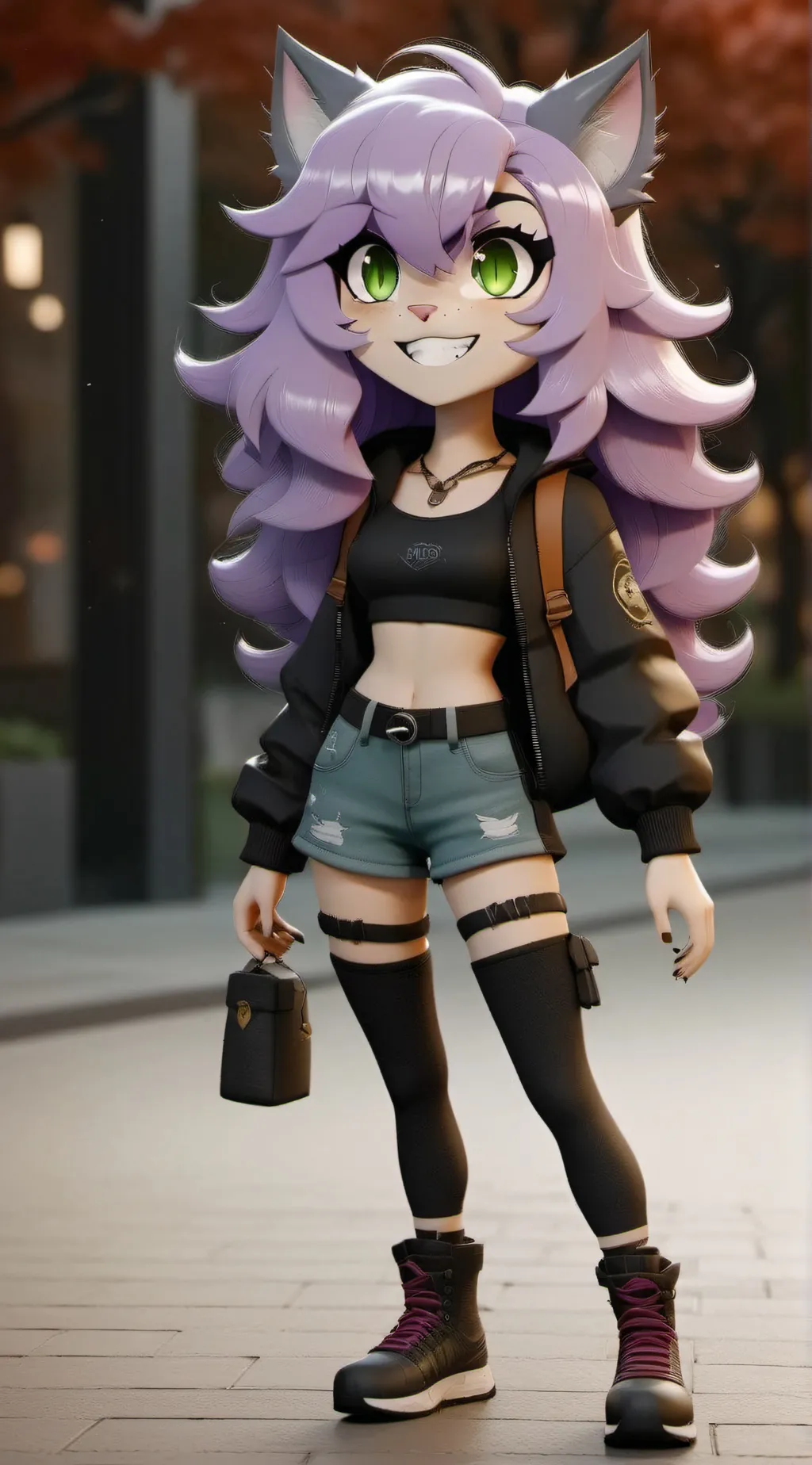 ai character: michi background