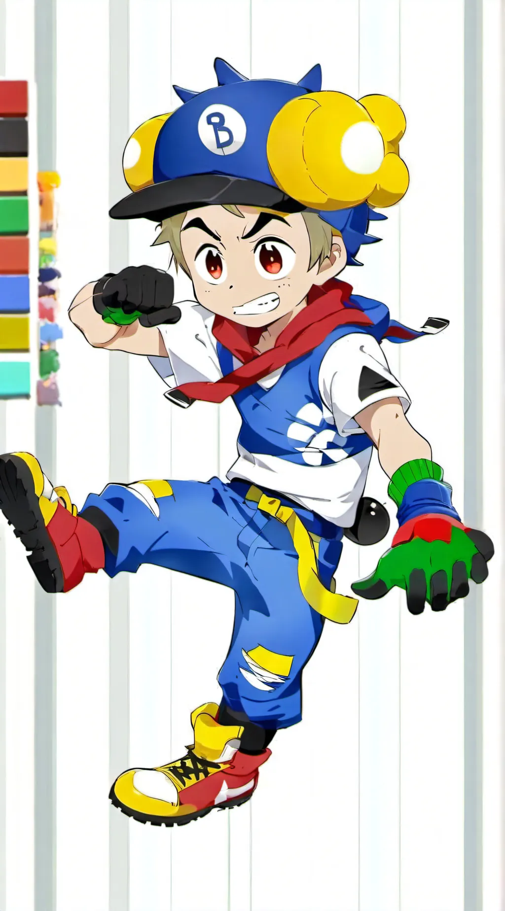 ai character: rowdyruffboyd baby background