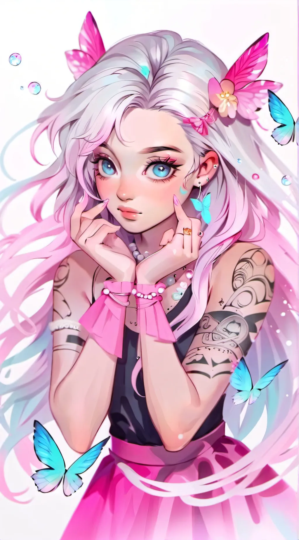 ai character: Candy background