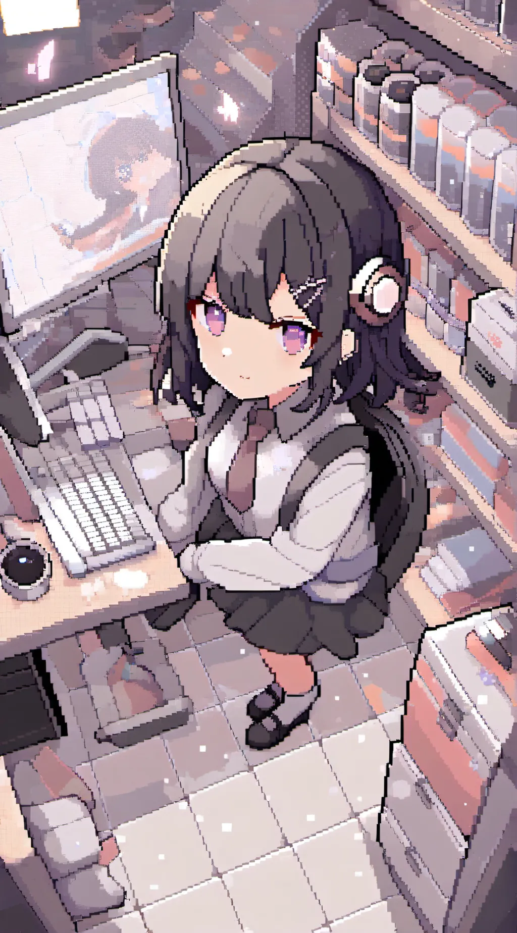 ai character: Lab(part 2) pool background