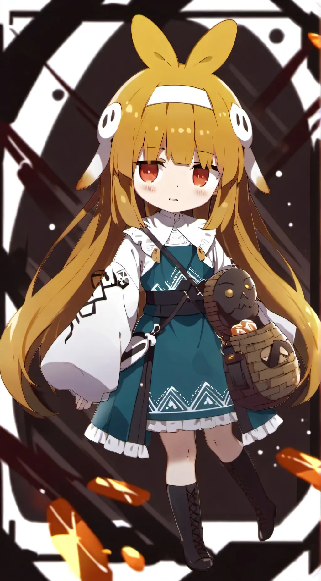 ai character: Luna background