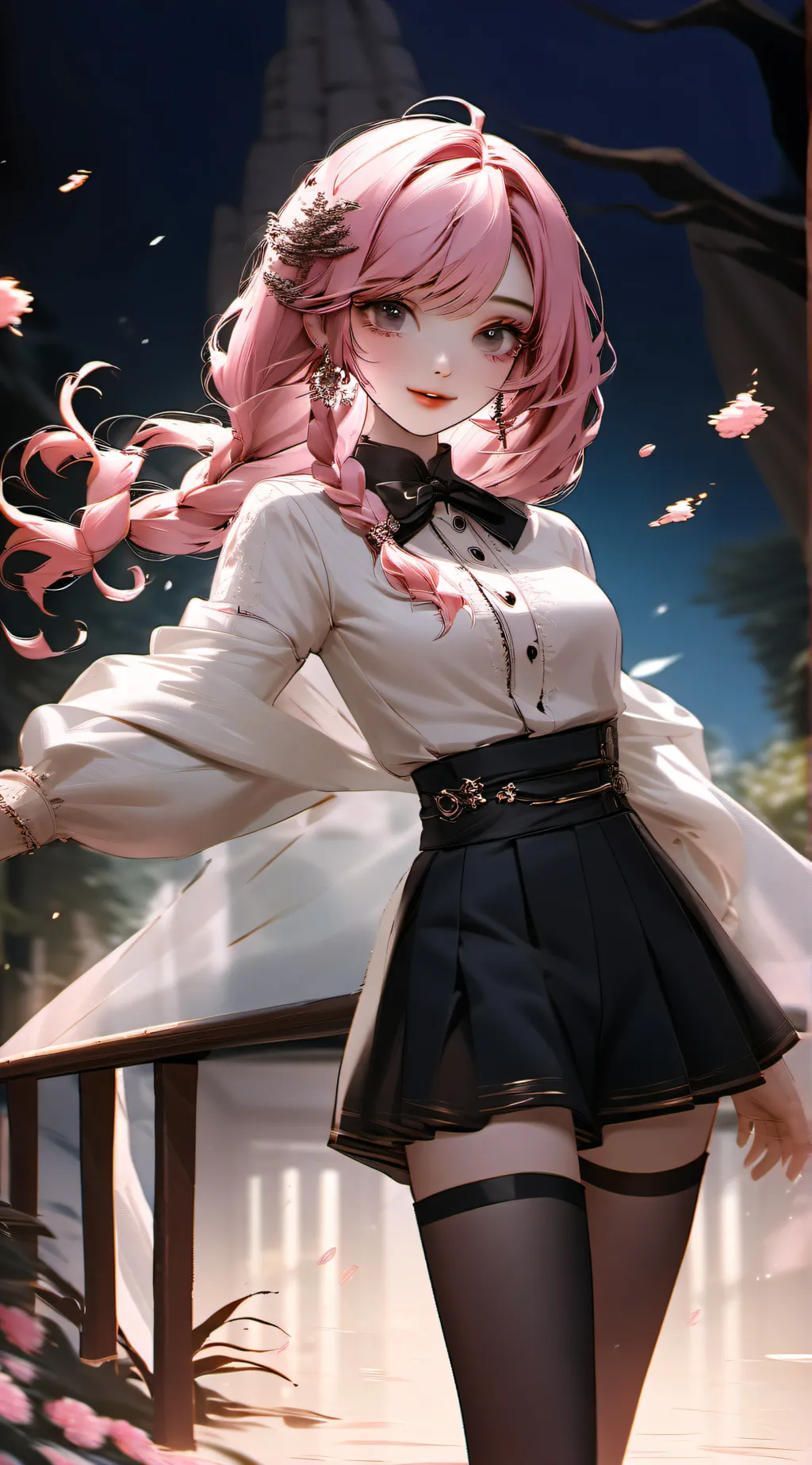 ai character: Amy Yokohamada  background