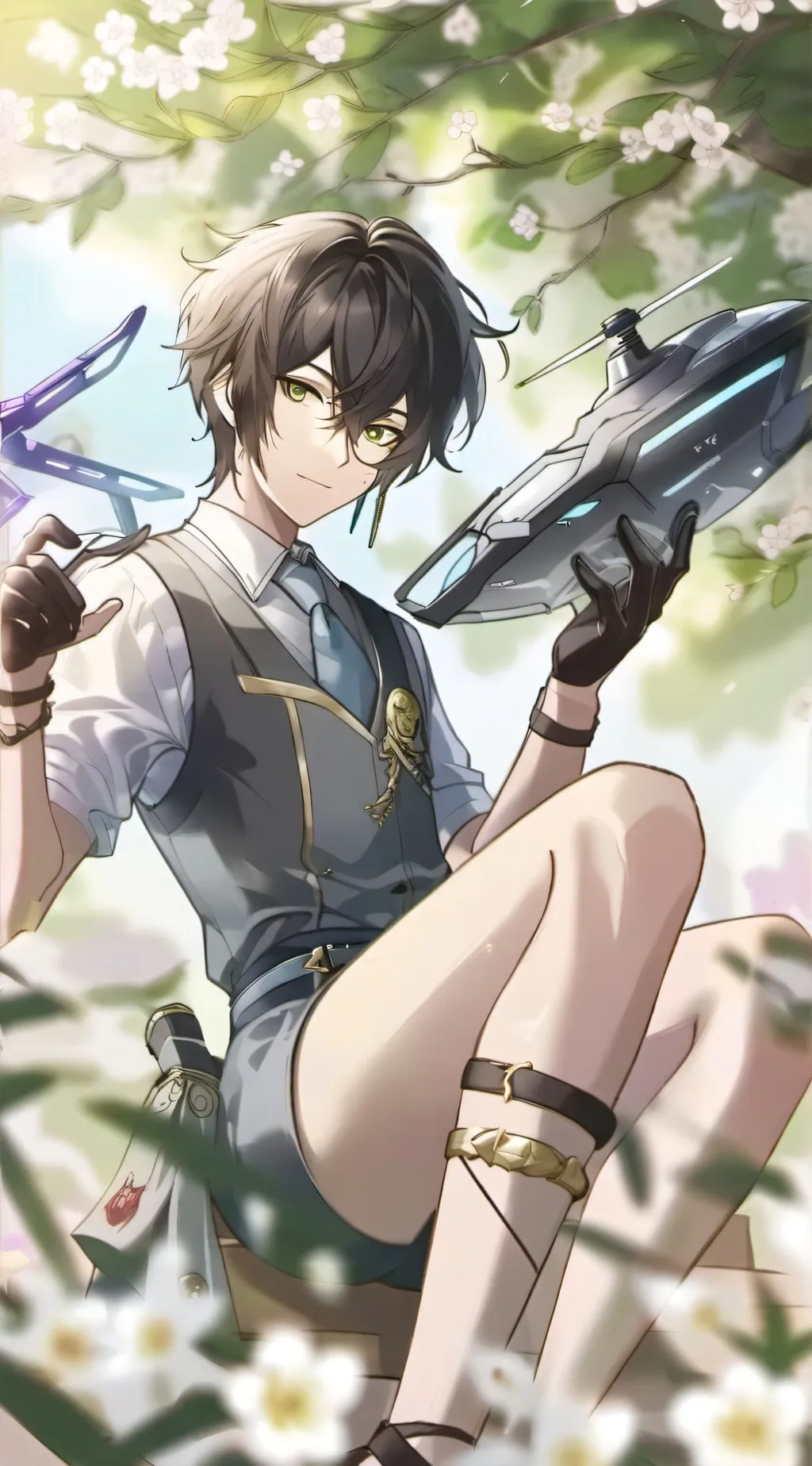 ai character: Murder Drones  background