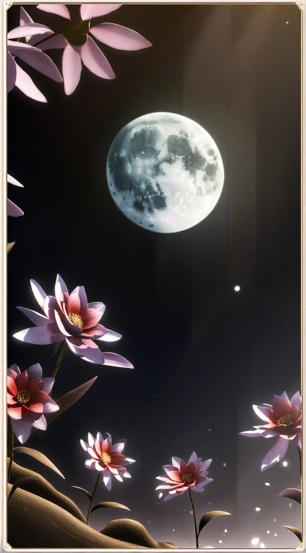 ai character: Moonflower!! background