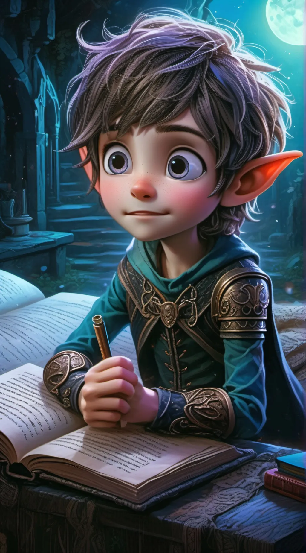 ai character: Caelum background