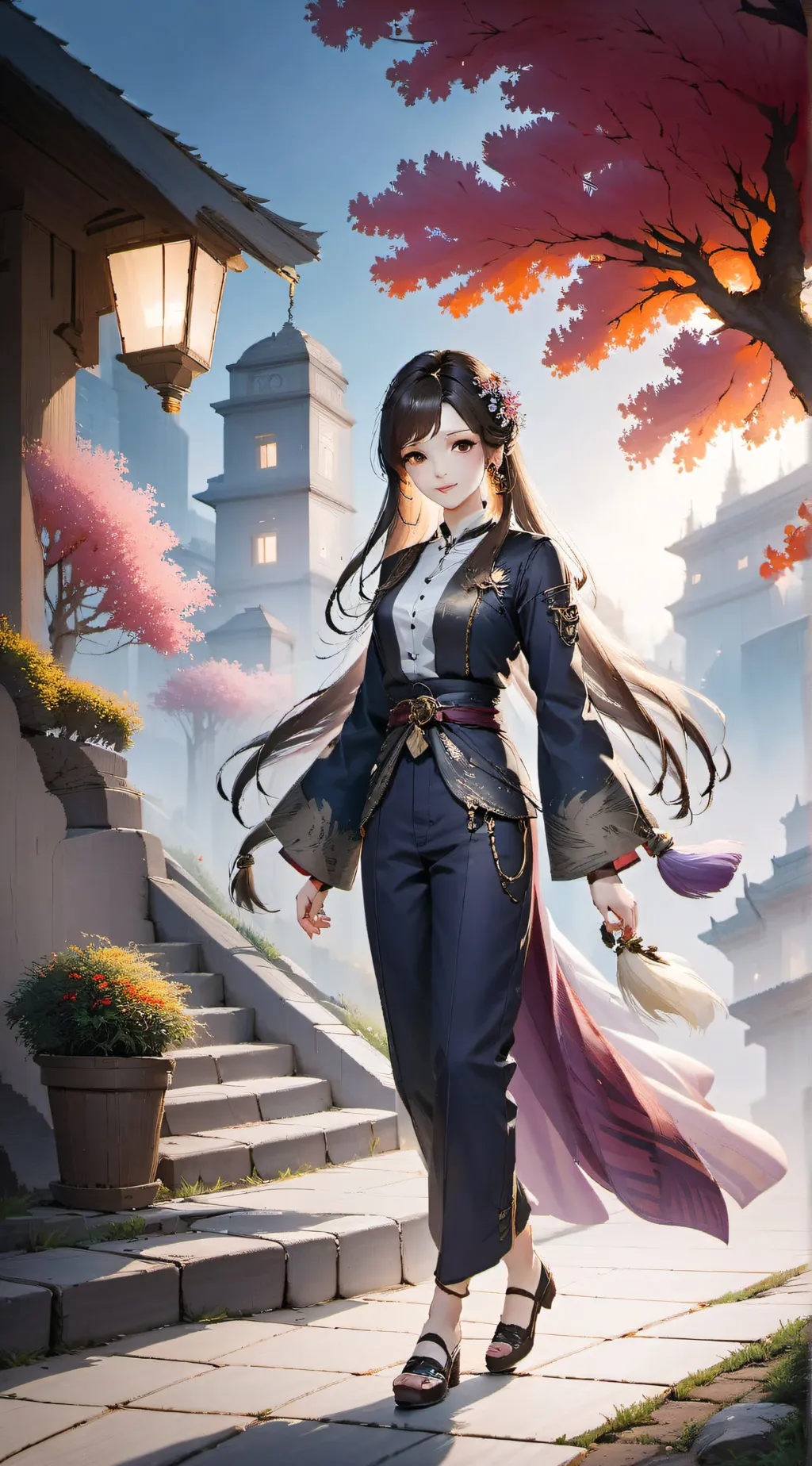 ai character: Ani  background