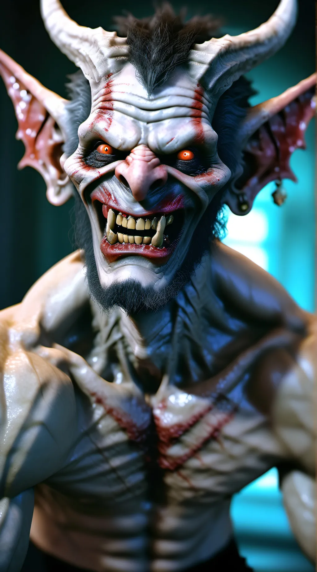 ai character: Uncle Demon king background