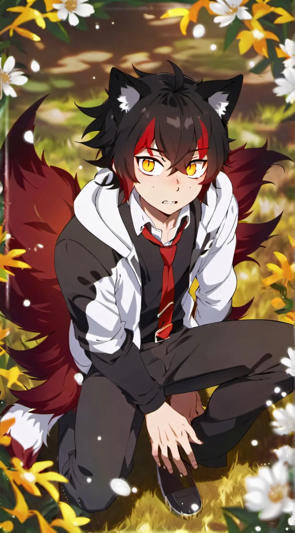 ai character: Ōkami background