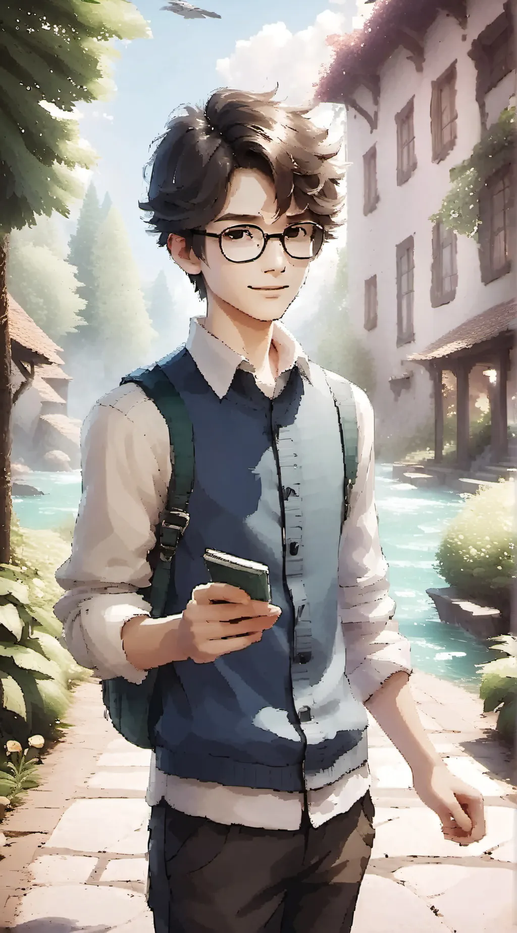 ai character: Steve background