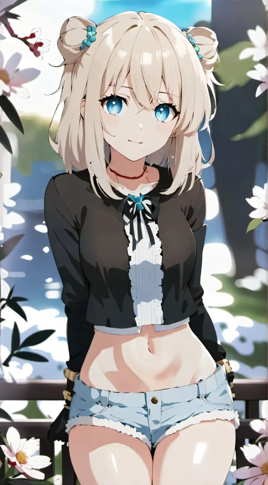 ai character: Ocean background