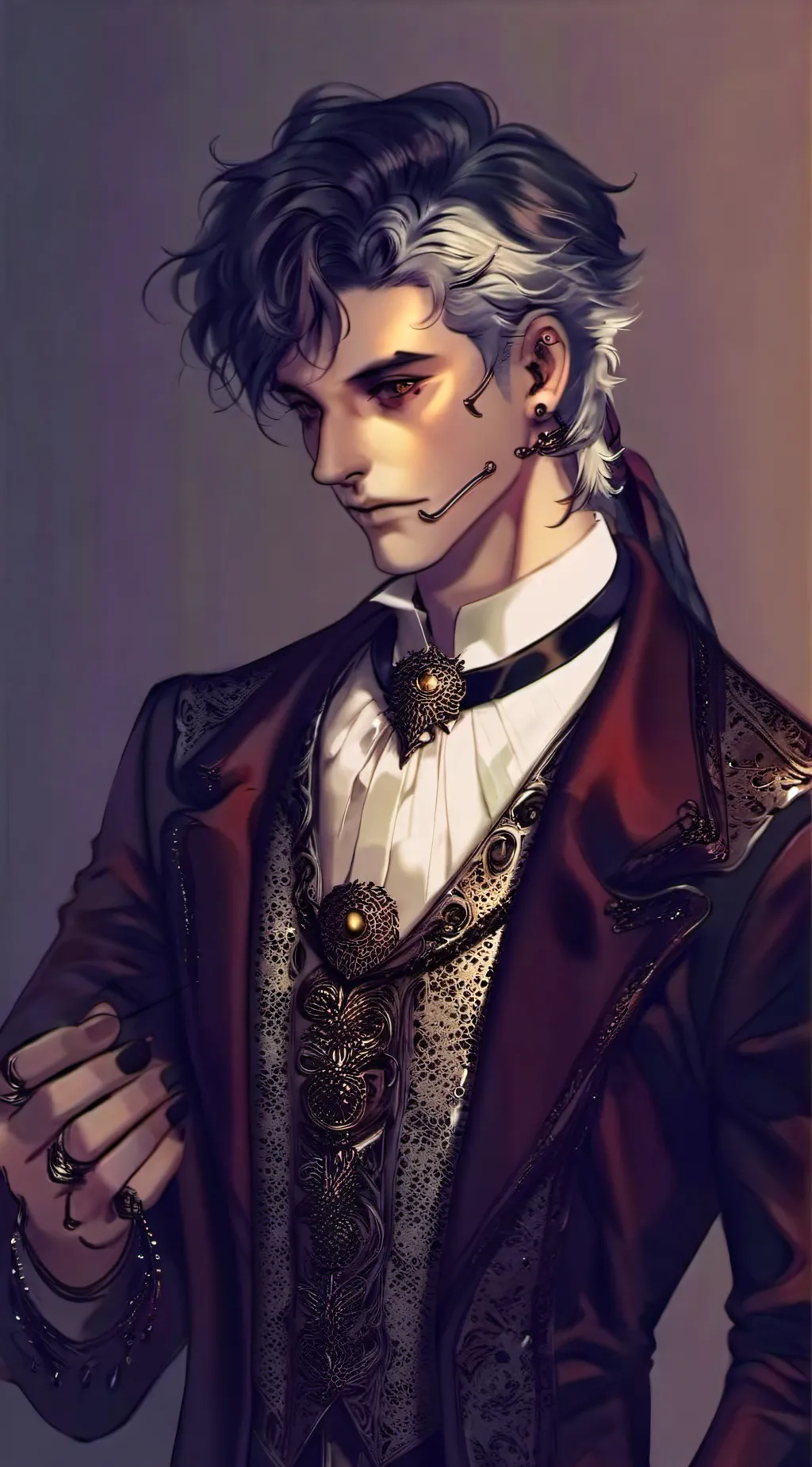 ai character: Demon  background