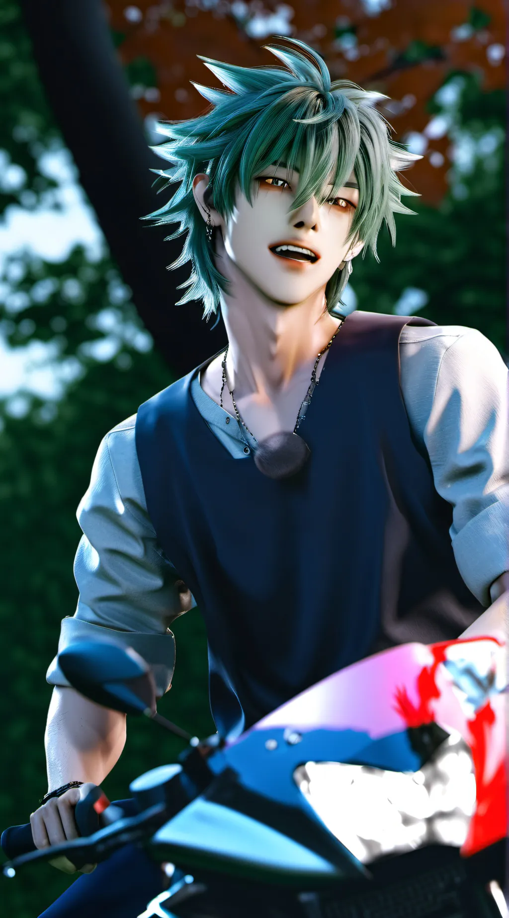 ai character: 🎃sammy🍁 background