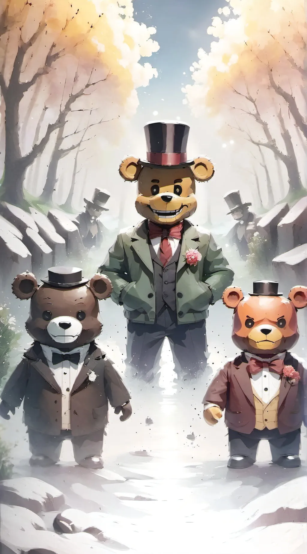 ai character: FNAF!! 💅🏻 background